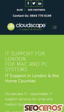cloudscape.it/it-support-london mobil Vista previa