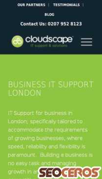 cloudscapeit.co.uk/business-it-support-london mobil preview