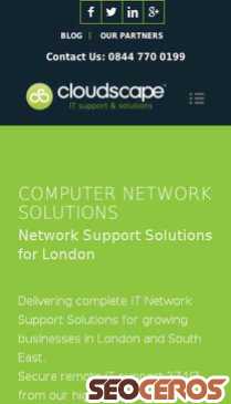cloudscapeit.co.uk/computer-network-solutions-london mobil obraz podglądowy