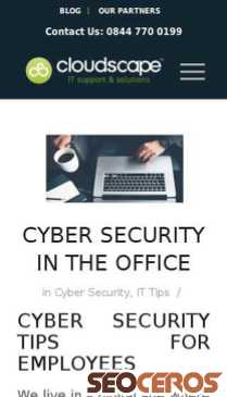 cloudscapeit.co.uk/cyber-security-in-the-office mobil anteprima
