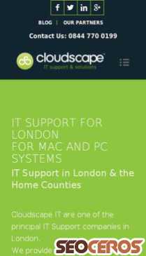 cloudscapeit.co.uk/it-support-london mobil előnézeti kép