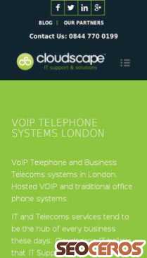 cloudscapeit.co.uk/voip-telecoms-london mobil preview