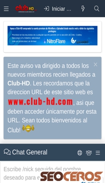 club-hd.com mobil previzualizare