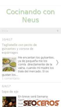 cocinandoconneus.blogspot.com mobil förhandsvisning