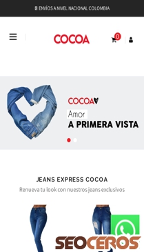 cocoajeans.com.co mobil vista previa