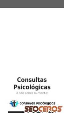 consultaspsicologicas.com mobil előnézeti kép
