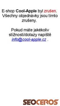 cool-apple.cz mobil előnézeti kép