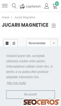copilaresti.ro/collections/jucarii-magnetice mobil preview