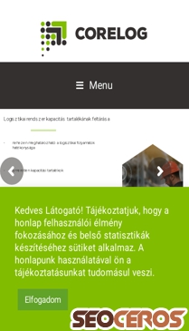 corelog.hu mobil előnézeti kép