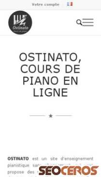 cours-piano-ostinato.com mobil previzualizare