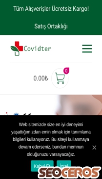 covidter.com mobil Vorschau