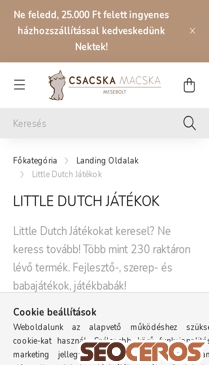 csacskamesebolt.hu/little-dutch-jatekok mobil förhandsvisning