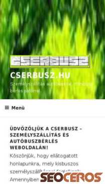 cserbusz.hu mobil előnézeti kép