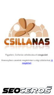 csillanas.net mobil preview