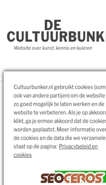 cultuurbunker.nl mobil náhľad obrázku