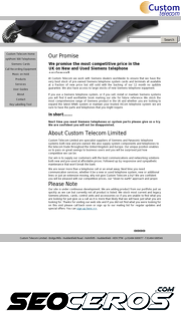 customtelecom.co.uk mobil előnézeti kép