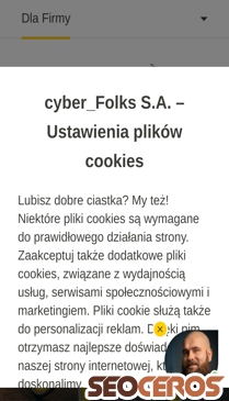 cyberfolks.pl mobil 미리보기