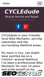 cycledude.co.uk mobil vista previa