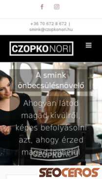 czopkonori.hu mobil előnézeti kép