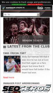 dafc.co.uk mobil preview