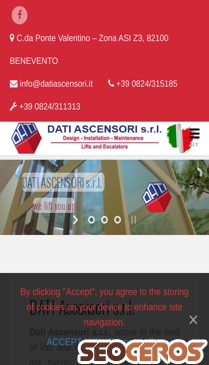datiascensori.it mobil preview