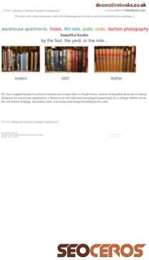 decorativebooks.co.uk mobil vista previa