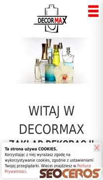 decormax.pl mobil förhandsvisning