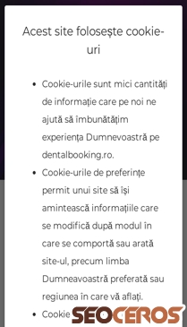dentalbooking.ro mobil előnézeti kép