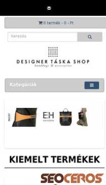 designertaskashop.hu mobil előnézeti kép