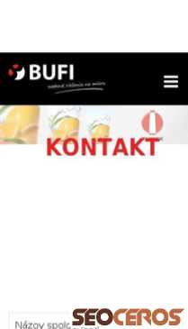 dev.bufi.sk/kontakt mobil prikaz slike