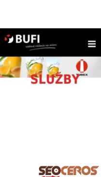dev.bufi.sk/sluzby mobil preview