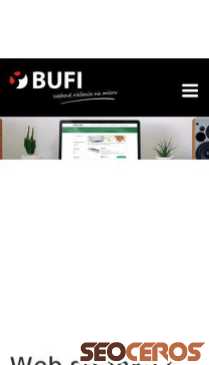 dev.bufi.sk/sluzby/tvorba-web-stranok mobil preview
