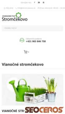 dev.stromcekovo.sk/vianocne-stromcekovo mobil previzualizare