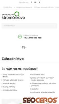 dev.stromcekovo.sk/zahradnictvo mobil vista previa