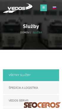 dev.vedos.sk/sluzby mobil vista previa