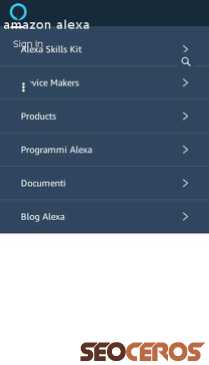 developer.amazon.com/it-IT/alexa mobil preview