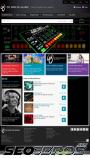 dewolfemusic.co.uk mobil preview