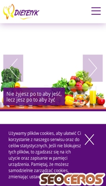 dietetykelk.pl mobil förhandsvisning