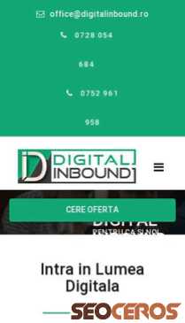 digitalinbound.ro mobil Vorschau