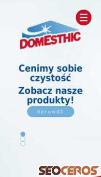 domesthic.pl mobil vista previa