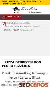 donpedropizza.hu mobil náhľad obrázku