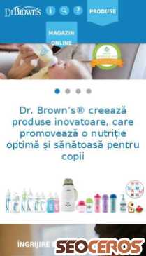 drbrowns.ro mobil preview