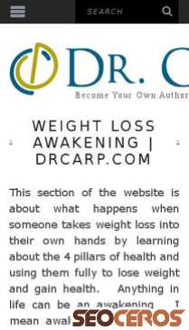 drcarp.com/weight-loss-awakening mobil előnézeti kép