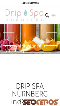 drip-spa-nuernberg.de mobil prikaz slike