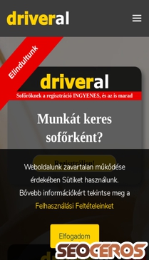 driveral.hu mobil previzualizare