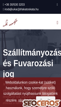 drlakatoskata.hu/szallitmanyozasi-es-fuvarozasi-jog mobil náhľad obrázku