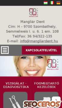 drmangliar.hu mobil előnézeti kép