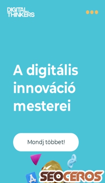 dt-site-ozxu7x73o-digitalthinkers.vercel.app mobil previzualizare