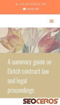 dutch-law.com mobil náhľad obrázku
