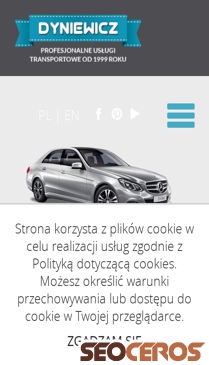 dyniewicz.pl mobil Vorschau